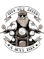 Motocross Biker Mens Funny Motorcycle This Guy Needs a Sexy Ride Motor Bike