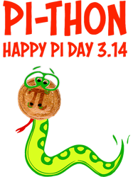 Python Lover PITHON Pi Day Python Pie Math Snake Wild Animal Nature