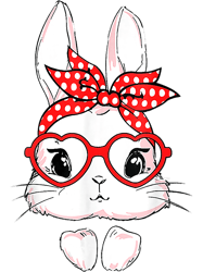 Rabbits Easter Day Leopard Bunny Glasses Eggs Cute Rabbit Girl Women