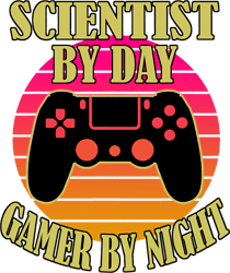 Scientist By Day Gamer By Night Video Game Controller