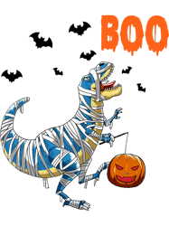 Ghost Dinosaur T rex Funny Boo Halloween Gifts Men Pumpkin-118