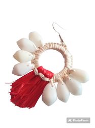 Handwoven women's earrings