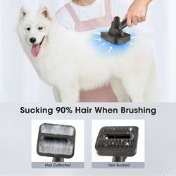 Dog Hair Brush Vacuum Attachment Compatible with Shark NV350 NV351 NV356 NV500 NV640 UV440 etc, and Other Brands 35mm Ro