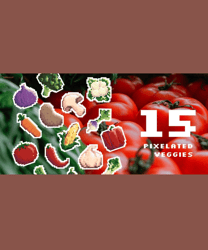 Pixelated Veggies Element Pack