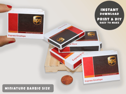 Mini UPS Boxes Printable (1:6)