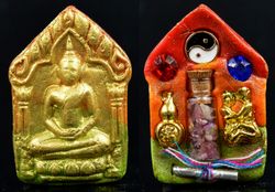 Elevate your charm and attract kindness, popularity, and good fortune with the Phra Khun Phaen Na Thong charm from Wat C