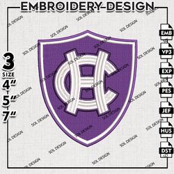 Ncaa Holy Cross Crusaders embroidery Designs, Holy Cross Crusaders machine embroidery, Ncaa Logo, NCAA embroidery