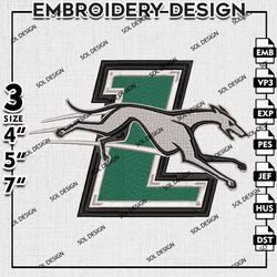 Ncaa Loyola Maryland Greyhounds embroidery Designs, Loyola Maryland machine embroidery Files, Ncaa Logo, NCAA embroidery