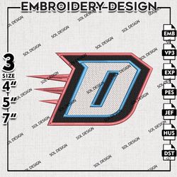 Ncaa DePaul Blue Demons embroidery Designs , DePaul Blue Demons machine embroidery Files, Ncaa Logo, NCAA embroidery