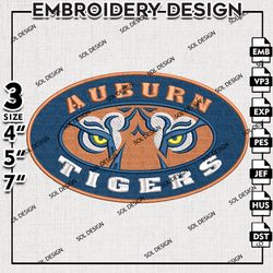 Auburn Tigers embroidery designs files, Auburn Tigers embroidery, Ncaa Auburn Tigers embroidery, NCAA embroidery