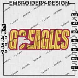 Winthrop Eagles Embroidery Design Files, NCAA Winthrop Eagles Logo, Winthrop Eagles machine Embroidery Designs