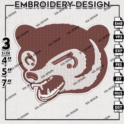 MLB Chicago Cubs Embroidery Design Files, MLB Embroidery, MLB Chicago Cubs Logo Embroidery, Machine Embroidery Files
