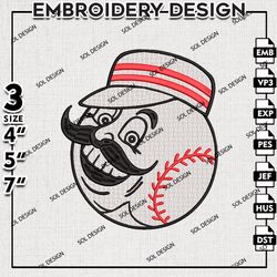 MLB Cincinnati Reds Logo Embroidery Design, MLB Embroidery, MLB Cincinnati Reds Embroidery, Embroidery Design Files