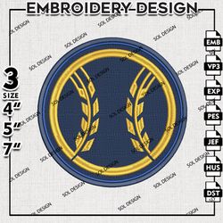 MLB Milwaukee Brewers Embroidery Design, MLB Embroidery, MLB Milwaukee Brewers Embroidery, Embroidery Design Files