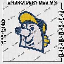 MLB Milwaukee Brewers Machine Embroidery Design, MLB Embroidery, MLB Milwaukee Brewers Embroidery, Embroidery Design