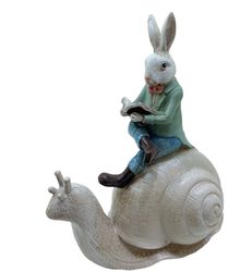 Snail Rabbit Resin Craft Figurine