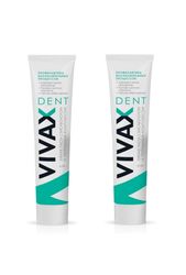 (2 PCs) VIVAX Dent green TOOTHPASTE Prevention