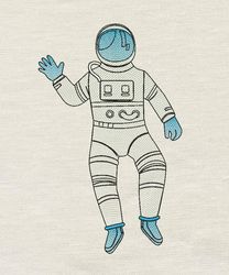 Astronaut embroidery design 3 Sizes reading pillow-INSTANT D0WNL0AD