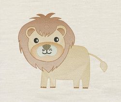 Lion embroidery design 3 Sizes reading pillow-INSTANT D0WNL0AD