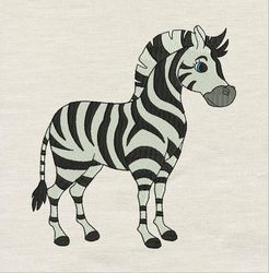 Zebra embroidery design 3 Sizes-INSTANT D0WNL0AD