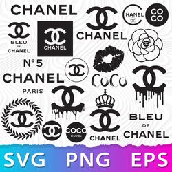 Coco Chanel Logo SVG, Chanel Logo PNG, Chanel SVG For Cricut, Chanel Logo Transparent, Chanel Logo Drip