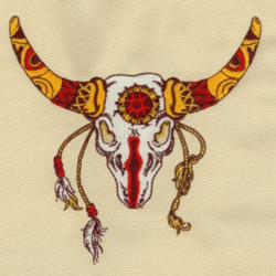 Bull horns : Embroidery Design baki anime DemonSlayer Embroidery, Anime Embroidery, Machine Embroider