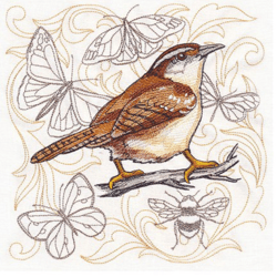 BIRD LOGO : Embroidery Design, Haddonfield EST Embroidery Design,Embroidery design Movie Embroide BIRD