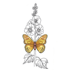 butterfly : Embroidery Design, Haddonfield EST Embroidery Design,Embroidery design Movie Embroide