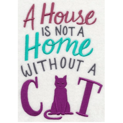 Love Cat House : Embroidery Design, Haddonfield EST Embroidery Design,Embroidery design Movie EmbroideRY