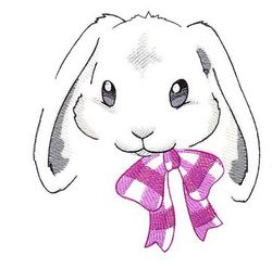 Beautiful rabbit : Embroidery Design, Haddonfield EST Embroidery Design Embroidery design Movie Embroid