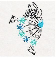 Flying girl : Embroidery Design, Haddonfield EST Embroidery Design Embroidery design Movie Embroid