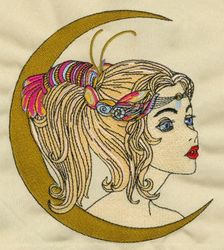 Crescent girl : Embroidery Design, Haddonfield EST Embroidery Design Embroidery design Movie Embroid