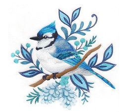 Blue woodpecker : Embroidery Design, Haddonfield EST Embroidery Design Embroidery design Movie Embroid