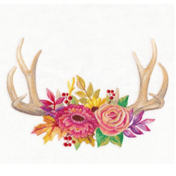 Antler Bouquet in Watercolor , Anime Embroidery Designs, Machine Embroidery Design Anime Slider naruto