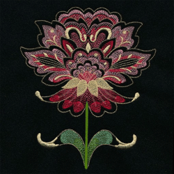Jacobean Nouveau Flower Embroidery Design , Anime Embroidery , Machine Embroidery Design Anime Slider naruto