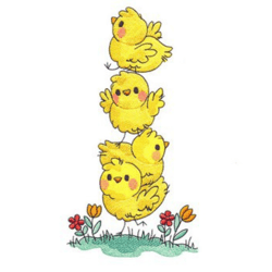 Spring Chicks Stack Embroidery Design , Anime Embroidery , Machine Embroidery Design Anime Slider naruto