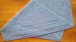 Blueberry blanket crochet pattern, crochet baby blanket pattern, crochet blanket pattern, square blanket, blue blanket
