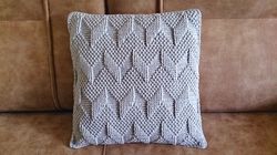 Symphony pillow crochet pattern, crochet pillow pattern, textured pillow, decorative pillow, crochet cushion pattern PDF