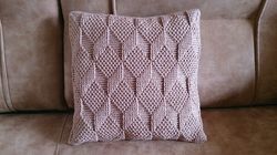 Artdeco pillow crochet pattern, pillow crochet pattern, crochet pillow pattern, crochet cushion pattern, textured pillow