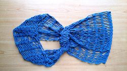 Jeans blue lace scarf crochet pattern, lacy scarf for women crochet pattern, women's scarf for spring or fall pattern