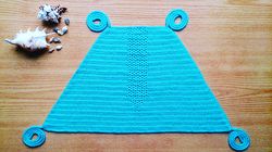 Turquoise halter top crochet pattern, crochet crop top pattern PDF, modest halter top pattern, bikini top pattern PDF