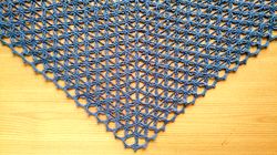 Lace triangle shawl crochet pattern, crochet shawl pattern, crochet shawl PDF, jeans blue lace shawl crochet pattern DIY