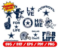 Cowboys SVG, Dallas SVG, Cowboys Bundle, Football, Basketball, Mascott, Game Day, Cricut, Printable, Instant Download