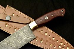 damascus chef knives-12.5" inches beautiful micart handle chef kitchen knife