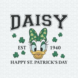Disney Daisy Happy St Patricks Day SVG
