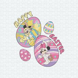 Disney Happy Easter Eggs Mickey Minnie SVG