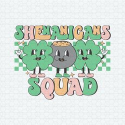 Groovy Shenanigans Squad Shamrock SVG