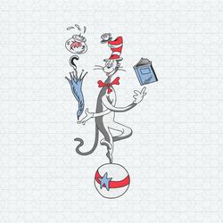 Cat In The Hat Read Across America Day SVG