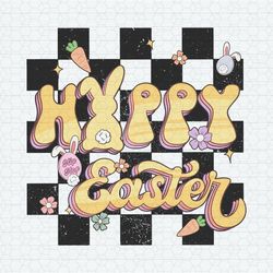 Retro Happy Easter Hip Hop PNG