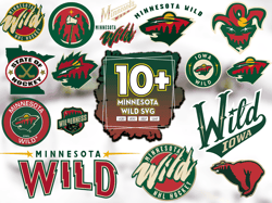 10 Files Minnesota Wild Svg Bundle, Minnesota Wild NHL Logo Svg